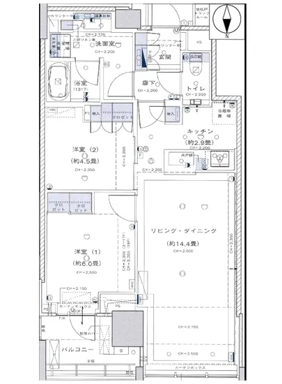 ブリリアタワー代々木公園クラッシィ 6F