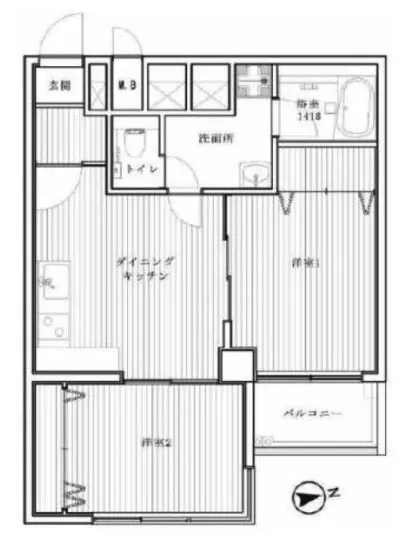 マンション白金台 4F