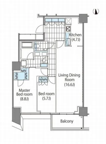 コンフォリア新宿イーストサイドタワー 1614