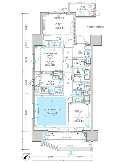 ディームス渋谷本町 202