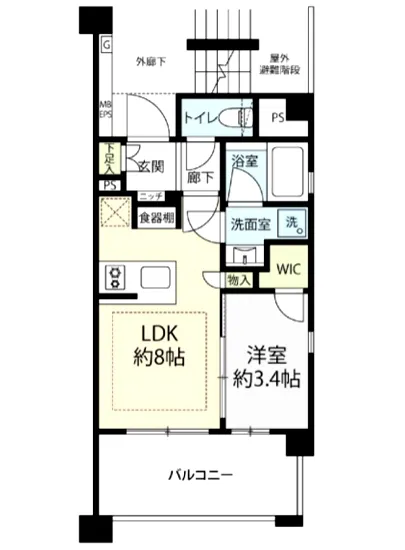 オープンレジデンシア用賀 2F