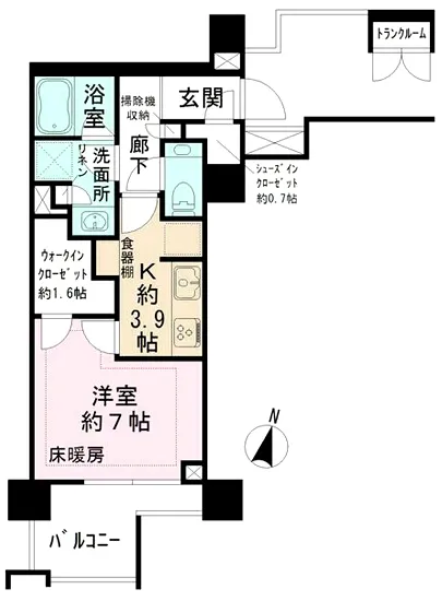 ザ・パークハウス東陽町翠賓閣 507