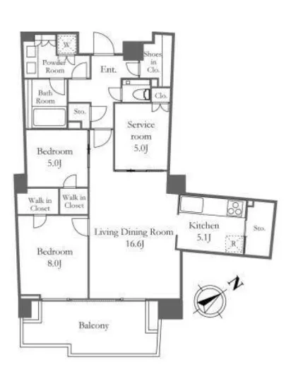 プラウド南麻布 2F