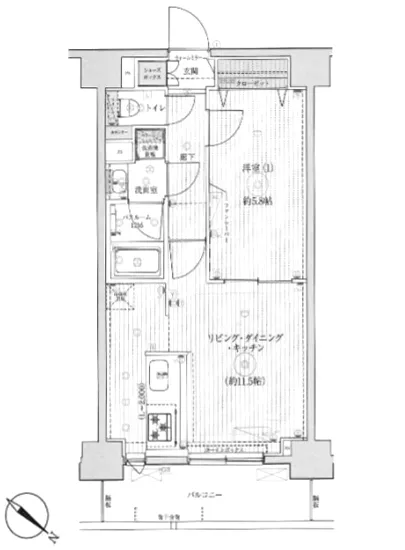 フュージョナル浅草フォレスト 308