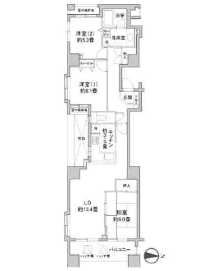 カスタリア本所吾妻橋 203