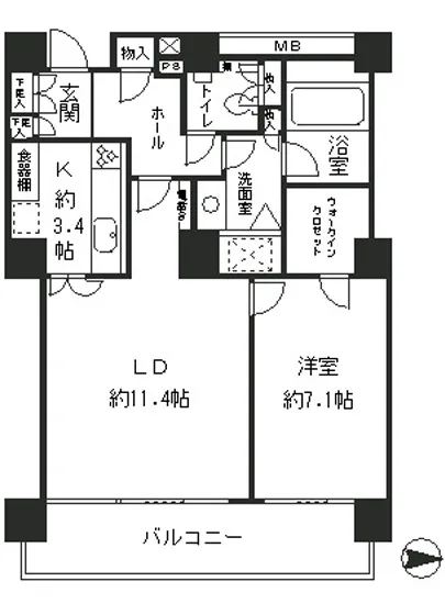 リバーポイントタワー 1004