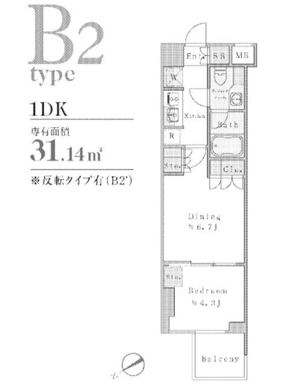 ブリリアイスト千駄ヶ谷 515