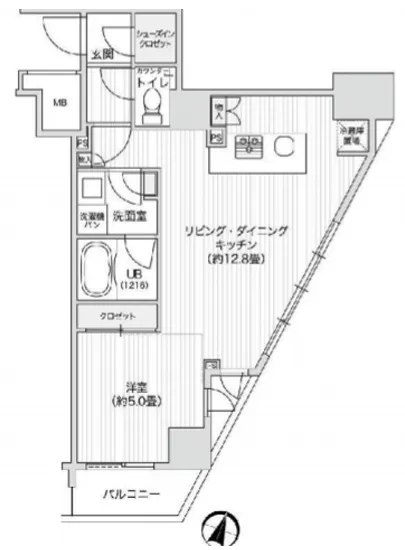 レジディア笹塚2 1308