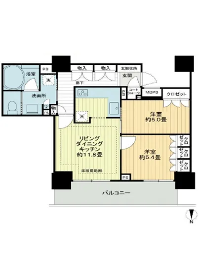 ライオンズ四谷タワーゲート 20F