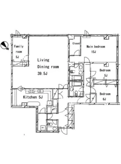 キャッスル元麻布 3F