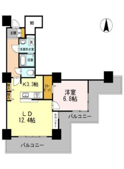 品川シーサイドビュータワー Ⅰ-708