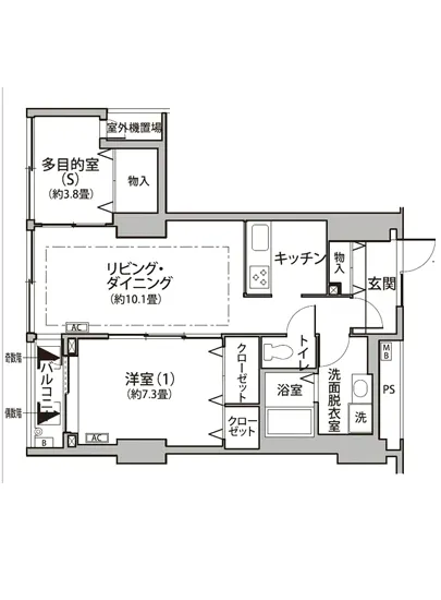 東雲キャナルコートCODAN 12-201