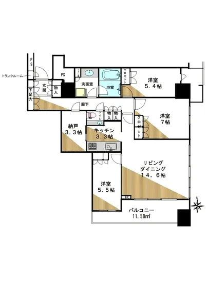 タワーレジデンストーキョー 24F