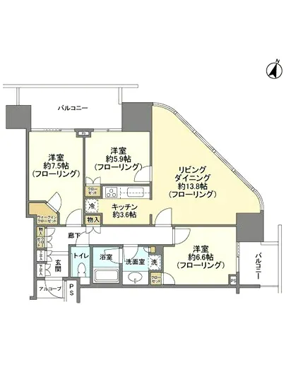 二子玉川ライズタワー&レジデンス T-25F