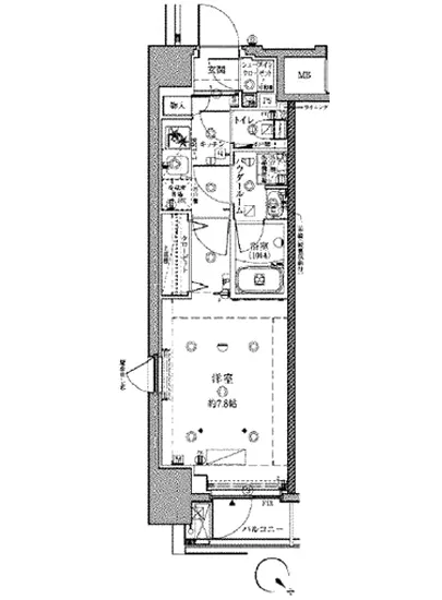 クレイシア月島 302