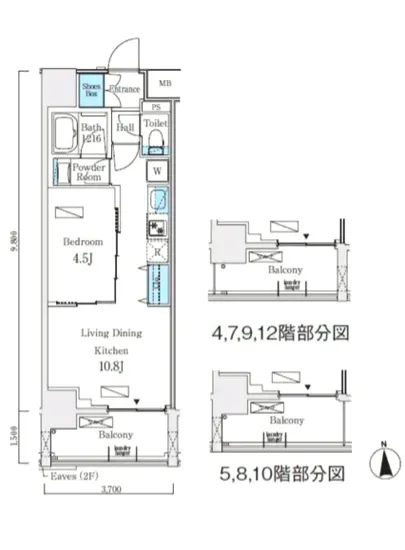 ライオンズフォーシア上野・稲荷町 202