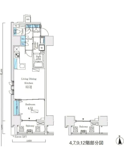 ライオンズフォーシア上野・稲荷町 301