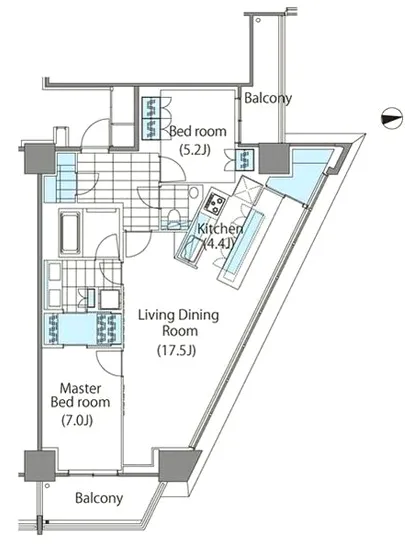 コンフォリア新宿イーストサイドタワー 1922