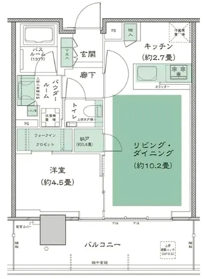 シティタワーズ東京ベイ W-24F