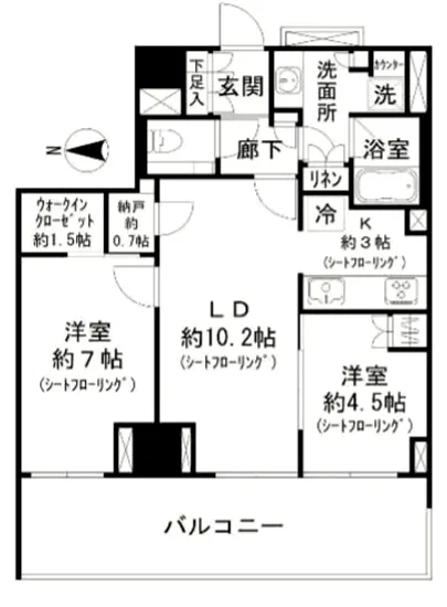 ザ・パークハウス恵比寿 8F