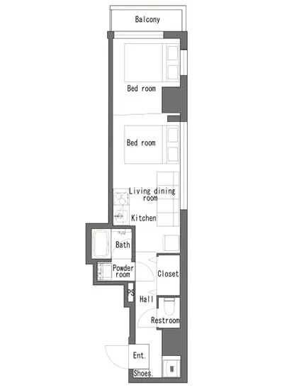 ププレMIYA銀座東 202