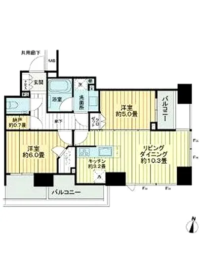 シティタワー上野池之端 6F