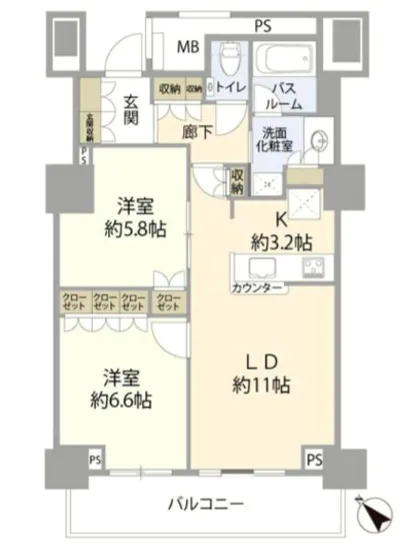 マークフロントタワー曳舟 11F