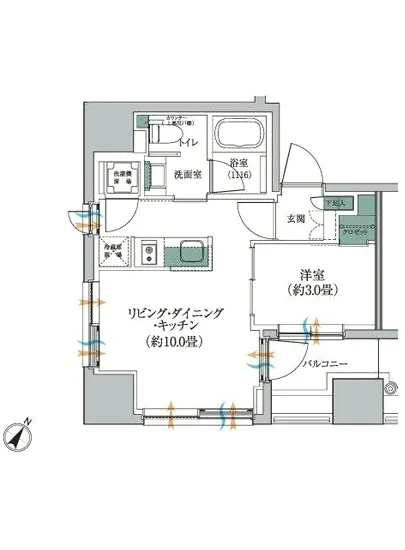 パークリュクス銀座8丁目mono 201