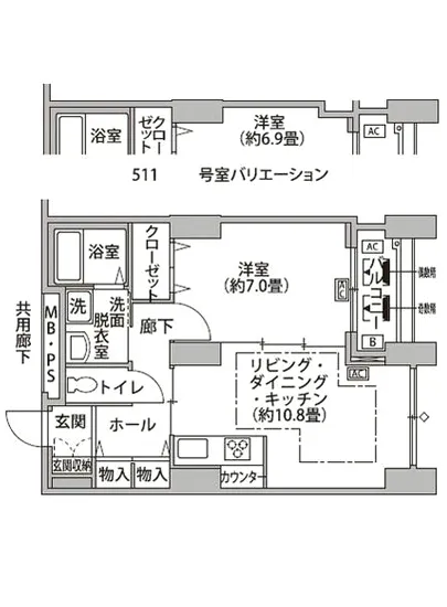 東雲キャナルコートCODAN 14-511