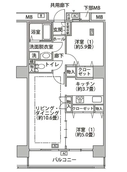 東雲キャナルコートCODAN 18-1004