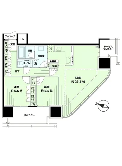 二子玉川ライズタワー&レジデンス T-7F