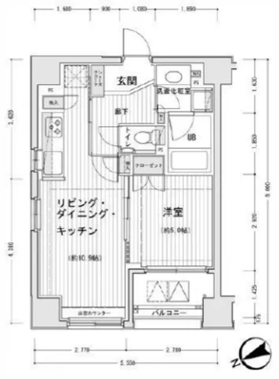 ドゥーエ銀座イースト1 701