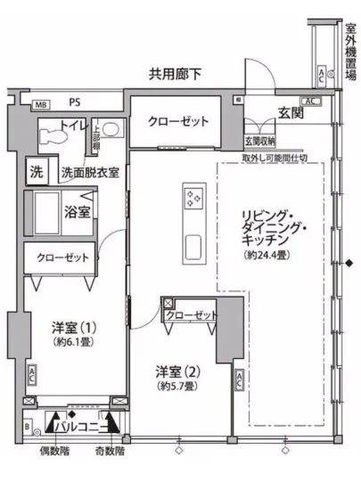 東雲キャナルコートCODAN 11-414