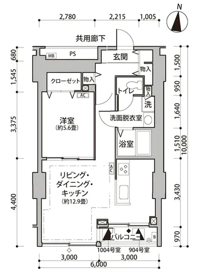 東雲キャナルコートCODAN 11-1004