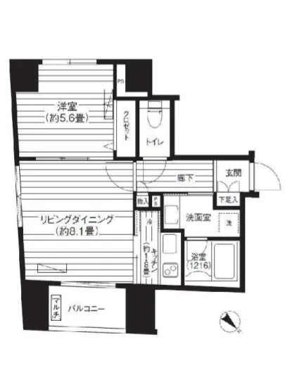 クロスフォー築地 303