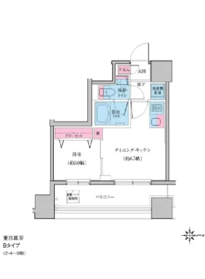 クレヴィアリグゼ日暮里 602