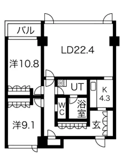 クエストコート原宿 2F