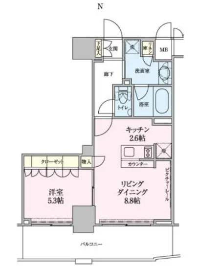 ザ・レジデンス赤坂檜町 1202