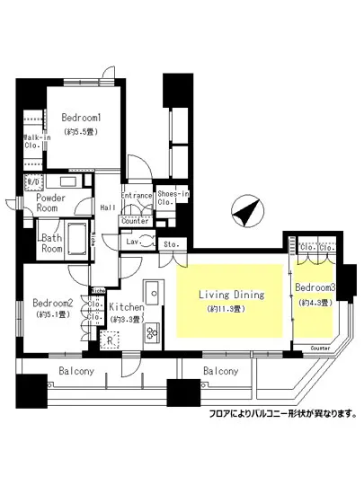 フレンシア築地 1201