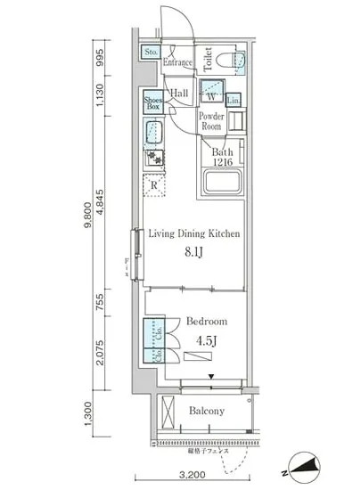 パークアクシス市谷左内町 105