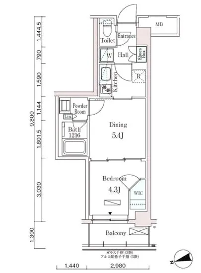 パークアクシス市谷左内町 307