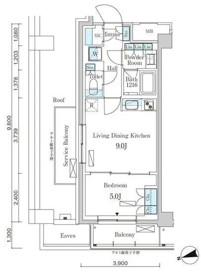 パークアクシス市谷左内町 305