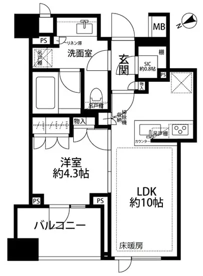 ザ・パークハウス目黒本町 303