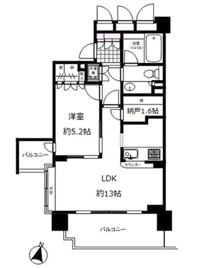 広尾シティタワー 5F