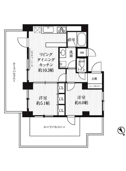 HF武蔵小山レジデンス 802