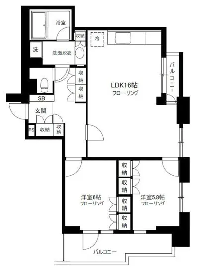 パークハウス楠郷臺 2F