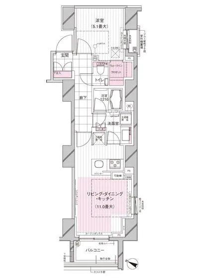 ブランズ麻布十番 2F