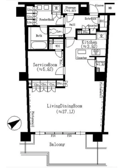 プラウド南麻布 4F