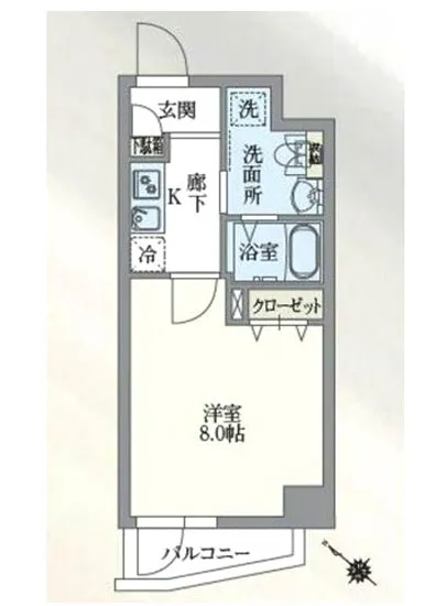 グランパセオ新宿河田町 101