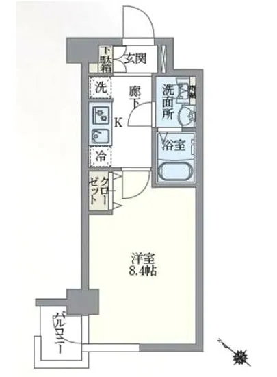 グランパセオ新宿河田町 502